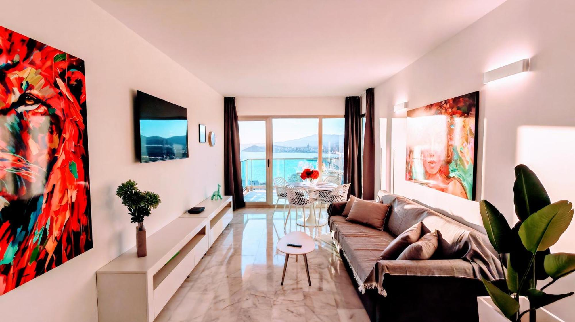 Skyline Floor 28 Sea Views Apartment Benidorm Bagian luar foto